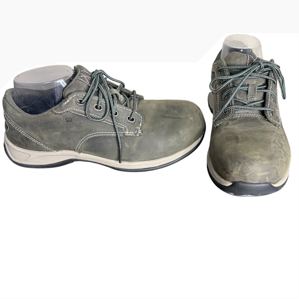 Red Wing Olive Green Work Shoes SD Slip Resistant Women‎ 7 D